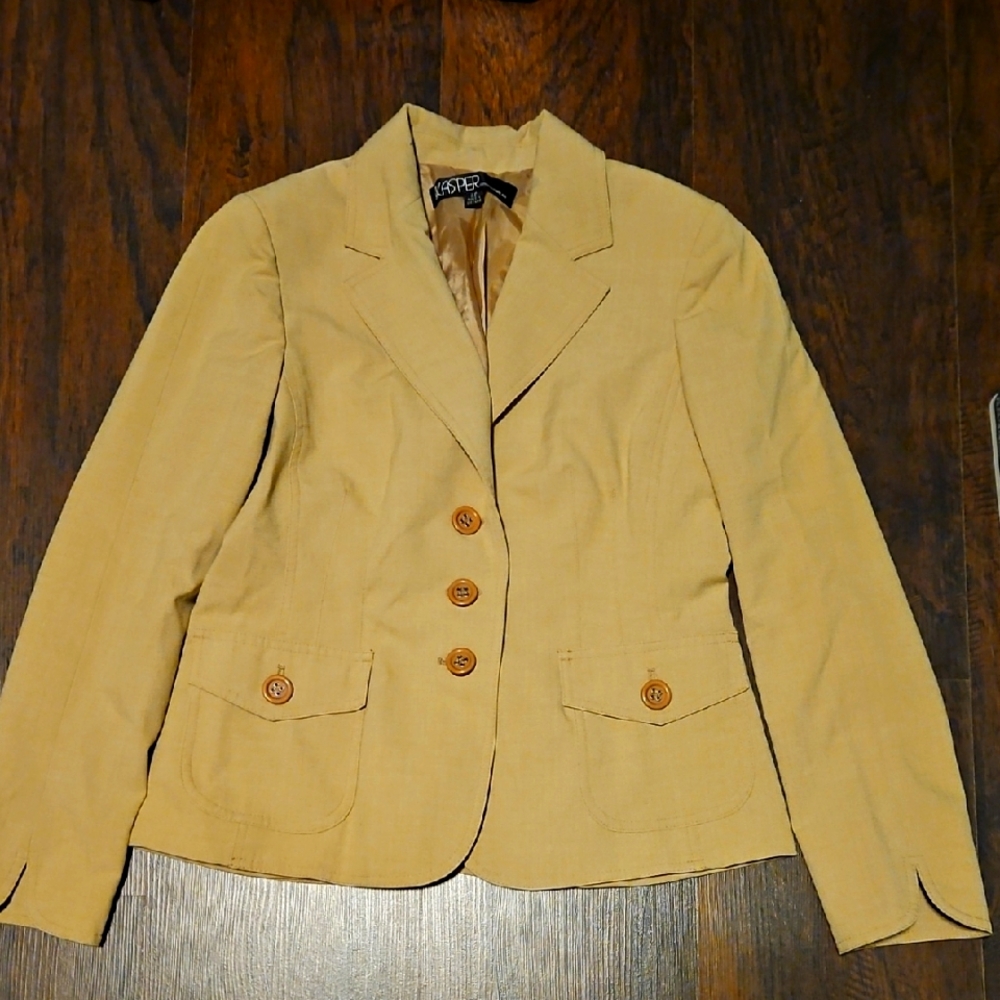 Beige Women's Blazer - Picture 1 of 6